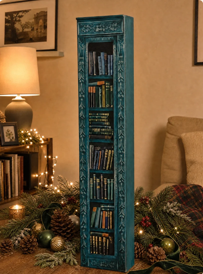 Bookshelf advent calendar